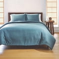 thumbnail image 1 of Bh&G 3Pc Comforter Set Full Queen Nimbus Blue, 1 of 4