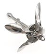 thumbnail image 4 of Boat Anchor Inflatable Boat Stainless Steel Iron Metal Anchor For Boat Dinghy Raft Fishing Boat 0.7kg/1.5kg ,Compact Safe Design, 4 of 7