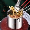 thumbnail image 1 of Uuiauoio Mini Deep Fryer with Basket,Stainless Steel Small Electric Fryer,Multi-functional Hot Oil Cooker for Home Kitchen,Safe & Easy to Use, for Frying Chicken Wings, French Fries, Donuts, and Fish, 1 of 7