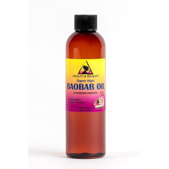 Baobab oil unrefined organic extra virgin cold pressed prime fresh pure 4 oz