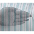 thumbnail image 3 of oneOone Viscose Chiffon Fabric Multicolor Stripe Printed Fabric 1 Yard 42 Inch Wide, 3 of 3