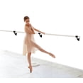 thumbnail image 4 of Ballet Barre Single Bar 8 FT Long 1.5” Diameter Black for Kids and Adults Wall Mounted | Fixed Height Ballet Bar Traditional Wood Home/Studio Ballet Bar, Dance Bar, Stretch Bar, Dancing/Stretching, 4 of 8