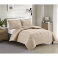 thumbnail image 2 of Swift Home Luxury 8 Piece Bed in a Bag, Comforter Set, All Season Complete Bedding Set, Full, Taupe, 2 of 10