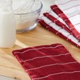 thumbnail image 2 of Mainstays Dobby Rice Weave Kitchen Towels, 15"x25", Set of 10, Red Sedona, 2 of 5