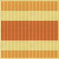 thumbnail image 1 of Ahgly Company Tapis d'Intérieur Lavable à la Machine, Carré, Transitionnel, Orange Rouge Orange, Tapis de Zone, 7 Pieds Carré, 1 of 7