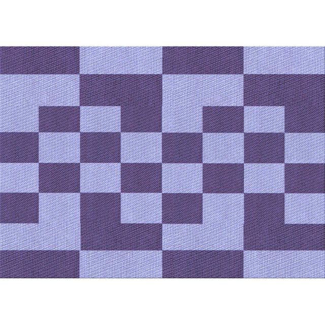 Ahgly Tapis Rectangulaire Lavable en Machine Intérieur Transitionnel Mimosa Violet, 7 Pieds x 10 Pieds