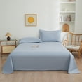 thumbnail image 1 of Chmadoxn Ensemble de Couvre-Lit Uni Bleu Pâle Lavable Polyester, 1 of 6