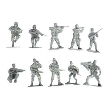 Figurines d'Action Humoristiques de Fantaisie pour Hommes - Ensemble de Jeu de 100 Pcs de Petits Soldats pour Garçons - Décorations et Anniversaire