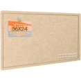 thumbnail image 1 of Large Bulletin Board Large Cork Board Alternative for Wall x es Felt Board Foldable Notice Board Pin Board Vision Board -, 1 of 7
