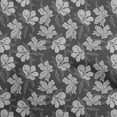thumbnail image 1 of oneOone Viscose Chiffon Dark Gray Fabric Florals Craft Projects Decor Fabric Printed By The Yard 42 Inch Wide, 1 of 4