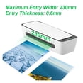 thumbnail image 2 of Laminator Machine,Laminator SL688 A4 Desktop Laminator Machine Hot And Cold Lamination For A4/A5/A6, 2 of 6
