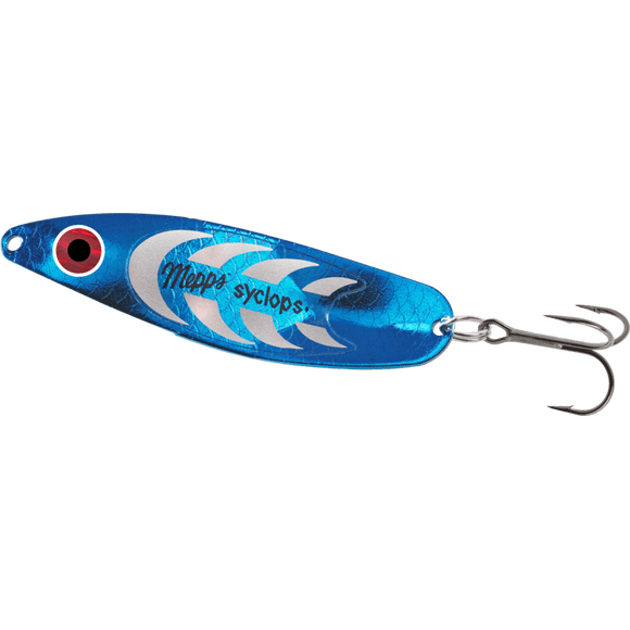 Mepps S3-EB Syclops Spoon 3-1/4" 1oz Plain Electric Blue