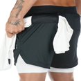 thumbnail image 3 of Mens Running Shorts Quick Dry Beachwear Workout Pants with Pockets, 3 of 5