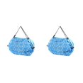 thumbnail image 1 of Wweixi Polyester Foldable Storage Bags For Travel Pack Smart Travel Light Waterproof Space-saving Beach Bag blue puppy 2Set, 1 of 6