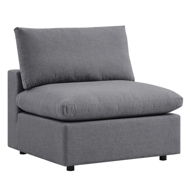 Modway Commix Sunbrella Fauteuil Berçant pour Patio Extérieur, Gris