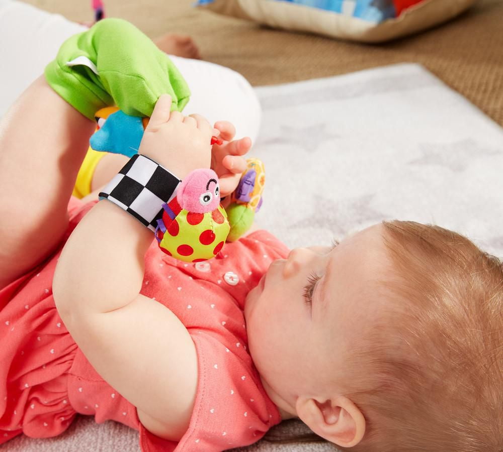 Lamaze Gardenbug Wrist Rattles & Foot Rattle Set
