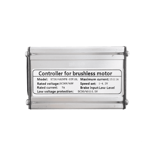 E-Bike Controller 36V / 48V 9 Tubes 15A Waterproof Connector Controller for 36V / 48V 250W Brushless Motor