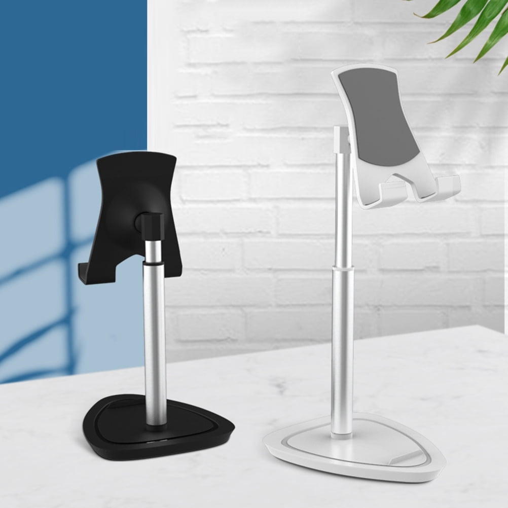 Raindrops Telephone Stand Retractable Phone Rack Metal White 1Set for Friends