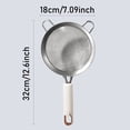 thumbnail image 2 of Multifunctional Mesh Strainers Set of Stainless Steel Sieve for Baking Mobile Flour Filter Kitchen Tools Household Strainer Handheld Baking Accessories, 2 of 3