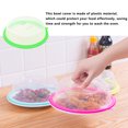 thumbnail image 4 of Stackable Refrigerator Plate Cover Fresh-keeping Oil Lid Sleeve High Bowl Covers Splash-proof Oil Lid Microwave Oven Caps Gadgets Container pink, 4 of 8