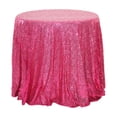 thumbnail image 2 of TIMIFIS Polyester Nappe en, Nappe Ronde de Décoration Intérieure Pailletée Mariage Pailletée pour Fêtes de Mariage 47X47 Pouces dans une Variété de Couleurs, 2 of 6
