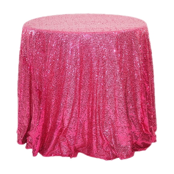 Round Tablecloth Glitter Wedding Glitter For Wedding Parties 47x47 Inches In A Variety Of Colors