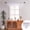 White, variant on Sheer Valances For Small Lace Drapes Curtains With Tassels Decorative Window Swags For Kitchen Living Room
