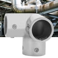 thumbnail image 4 of 3-way Tube Connector 3-way Pipe Fitting Corner Pipe Fitting Corner 3-way Pipe Fitting Corner Tube Connector 3-Way Stainless Steel Corner Pipe Fitting Tube Connector Side Outlet, 4 of 7