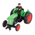 thumbnail image 2 of Kids Farm Vehicle Toys, Develop Communication Skill Plastic Highly Simulation Farm Tractor Toy  For Home Play Green, 2 of 8