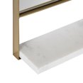 thumbnail image 3 of Kate and Laurel Chadwin Arch Wall Mirror with Shelf, Gold 20x34, 3 of 8