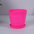 thumbnail image 2 of Flowerpots with Dish Ceramic, Pot Flowerpot Colourful Succulent Decor Plastic Flower & Garden, Flower Pots, 2 of 5