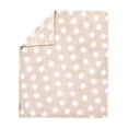 thumbnail image 1 of George Baby Taupe Sun Flannel Baby Blanket 30" x 36", 1 of 4