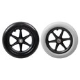 thumbnail image 3 of tredstone 2pcs/set Anti-skid Wheelchair Rear Wheel With Strong Bearing Capacity For Manual Wheelchairs gray, 3 of 6