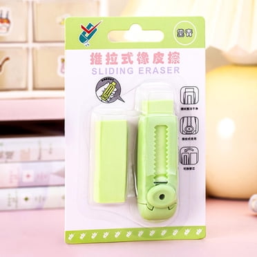 Dvkptbk une Gomme Pousser la Gomme Gomme pour Élèves du Primaire Sans Laisser de Marques et Réduire les Chutes. Rouleau pour Enfants