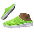 thumbnail image 1 of Dakaela Womens Mesh Walking Mules Comfortable Walking Running Shoes Open Back Slip on Sneakers, 1 of 7