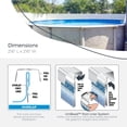 thumbnail image 3 of Swirl Bottom Round Overlap Pool Liner 48/52-in Deep, 3 of 7
