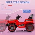 thumbnail image 4 of Camion-voiture pour Enfants 12 V, Véhicules Électriques à Pile avec Télécommande, Suspensions à Ressort, 3 Vitesses, Lumières DEL, Musique, MP3, Voiture Jouet à Chevaucher pour Enfants Tout-Petits Garçons Filles, 4 of 9