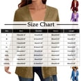 thumbnail image 4 of yoeyez Cardigan Sweaters for Women Lightweight Open Front Cardigans Plus Size Trendy Cardigan Fall Sweaters Coat with Pockets Khaki,L, 4 of 7