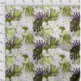 thumbnail image 4 of oneOone Velvet Light Green Fabric Tropical Sewing Material Print Fabric By The Yard 58 Inch Wide, 4 of 5