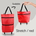 thumbnail image 1 of Sac à Roues de Magasinage Portable Sac de Traction Sac à Roulettes Télescopique Sac de Magasinage de Supermarché Chariot de Magasinage Sac à Dos Pliable, 1 of 6