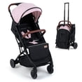 thumbnail image 1 of INFANS Travel Stroller, Lightweight Compact Baby Stroller for Airplane with One-Hand Fold, Multi-Position Recline, Canopy, 4 Wheel Suspension, Storage Basket, 1 of 9