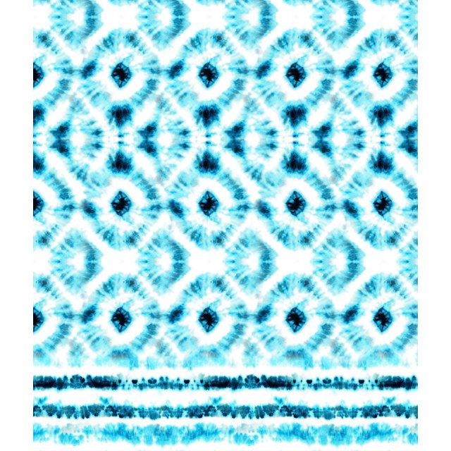 Soimoi Poly Georgette Fabric Tie & Dye Panel Decor Fabric Printed Yard 42 Inch Wide