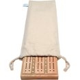 thumbnail image 4 of WE Games Ensemble de Cribbage de Luxe - Bois Massif avec Incrustation Sprint 3 Planche de Piste, 4 of 8