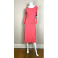 thumbnail image 1 of Lauren Ralph Lauren Ruched Stretch Jersey Fit & Flare Dress In Pink Size M $180, 1 of 10