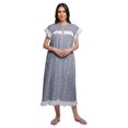 thumbnail image 2 of Moomaya Chemise de Nuit d'Allaitement à Col Rond Imprimée pour Femmes en Coton, 2 of 6