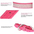 thumbnail image 5 of Rose Rouge TP 30x1.5cm Collier pour Chat en Microfibre Suédine Double Nœud Cristal Étincelant Strass Fourniture pour Animaux, 5 of 5