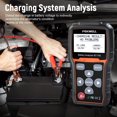 thumbnail image 4 of FOXWELL BT705 12V 100-2000CCA Battery Diagnostic Tester Cranking Charing Test, Car Battery Tester Load Charging System Analyzer Tool, 4 of 9