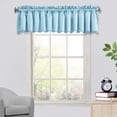 thumbnail image 4 of Aodebiao Blackout Window Valance, 18 Inches Long Kitchen Window Curtains Over Sink Rod Pocket Pattern Valance for Bathroom Bedroom Living Room, 4 of 6