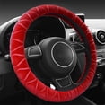 thumbnail image 1 of Yhmxh Car Accessories Motorcycle Accessories Car Steering Wheel Cover 38cm Universal Elastic Steering Wheel Cover Winter Steering Wheel Cover Car Warm Handle Cover Steering Wheel Cover, 1 of 6