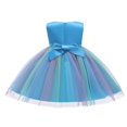 thumbnail image 4 of Robes Sans Manches à Sequins pour Bébé Fille Robe Princesse Arc-en-Ciel Robe de Soirée Tutu, 4 of 4
